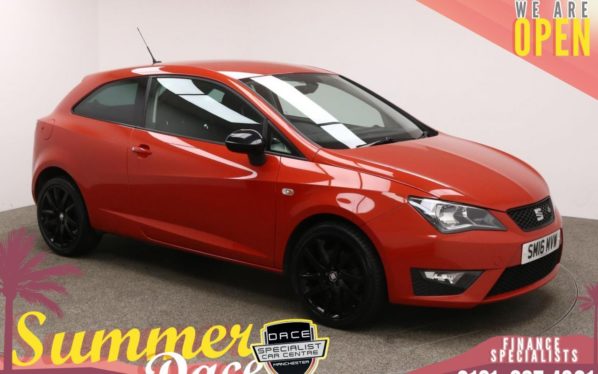 Used 2016 RED SEAT IBIZA Hatchback 1.2 TSI FR TECHNOLOGY 3d 109 BHP (reg. 2016-05-31) for sale in Manchester