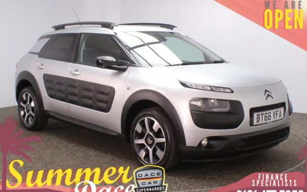 Used 2016 SILVER CITROEN C4 CACTUS Hatchback 1.2 PURETECH FLAIR 5d 80 BHP (reg. 2016-10-31) for sale in Stockport