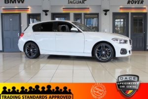 Used 2016 WHITE BMW 1 SERIES Hatchback 1.5 116D M SPORT 5d 114 BHP (reg. 2016-06-23) for sale in Hazel Grove