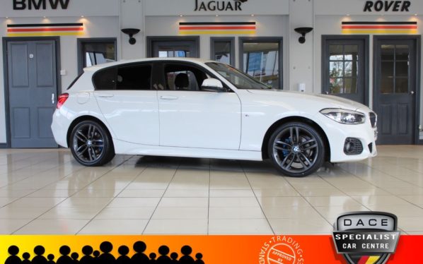 Used 2016 WHITE BMW 1 SERIES Hatchback 1.5 116D M SPORT 5d 114 BHP (reg. 2016-06-23) for sale in Hazel Grove