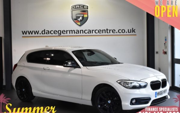 Used 2016 WHITE BMW 1 SERIES Hatchback 1.5 116D SPORT 3DR 114 BHP (reg. 2016-12-22) for sale in Bolton