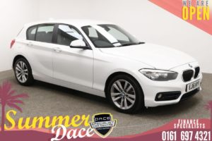 Used 2016 WHITE BMW 1 SERIES Hatchback 1.5 116D SPORT 5d 114 BHP (reg. 2016-05-10) for sale in Manchester