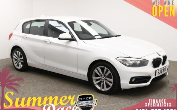 Used 2016 WHITE BMW 1 SERIES Hatchback 1.5 116D SPORT 5d 114 BHP (reg. 2016-05-10) for sale in Manchester