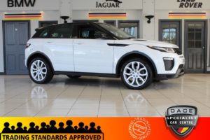 Used 2016 WHITE LAND ROVER RANGE ROVER EVOQUE Estate 2.0 TD4 HSE DYNAMIC LUX 5d 177 BHP (reg. 2016-03-14) for sale in Hazel Grove