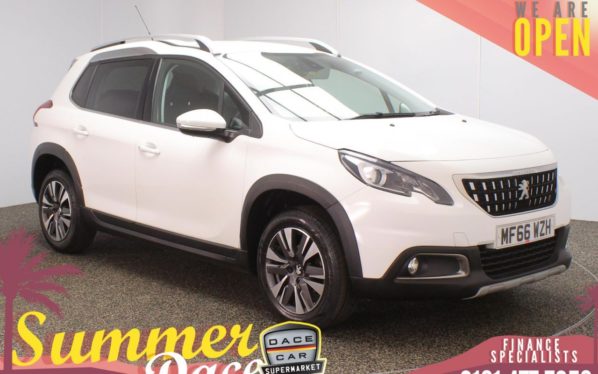 Used 2016 WHITE PEUGEOT 2008 Hatchback 1.2 PURETECH ALLURE 5d 82 BHP (reg. 2016-09-24) for sale in Stockport