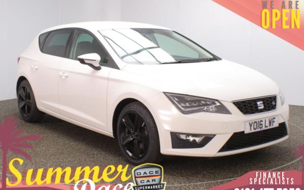 Used 2016 WHITE SEAT LEON Hatchback 1.4 ECOTSI FR TECHNOLOGY 5DR 1 OWNER 150 BHP (reg. 2016-07-26) for sale in Stockport