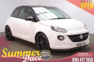 Used 2016 WHITE VAUXHALL ADAM Hatchback 1.2 ENERGISED 3d 69 BHP (reg. 2016-03-01) for sale in Stockport