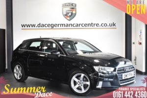 Used 2017 BLACK AUDI A3 Hatchback 1.4 TFSI SPORT 5DR AUTO 148 BHP (reg. 2017-06-21) for sale in Bolton