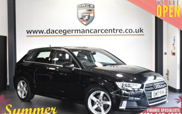 Used 2017 BLACK AUDI A3 Hatchback 1.4 TFSI SPORT 5DR AUTO 148 BHP (reg. 2017-06-21) for sale in Bolton