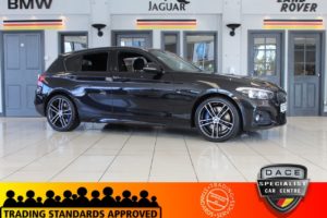 Used 2017 BLACK BMW 1 SERIES Hatchback 1.5 116D M SPORT SHADOW EDITION 5d 114 BHP (reg. 2017-09-19) for sale in Hazel Grove