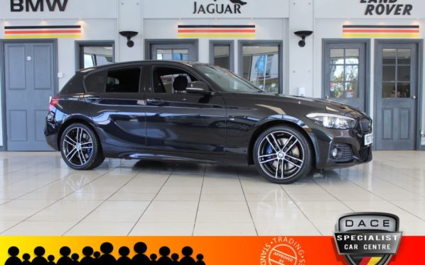 Used 2017 BLACK BMW 1 SERIES Hatchback 1.5 116D M SPORT SHADOW EDITION 5d 114 BHP (reg. 2017-09-19) for sale in Hazel Grove