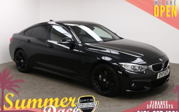 Used 2017 BLACK BMW 4 SERIES GRAN COUPE Coupe 3.0 440I M SPORT GRAN COUPE 4d AUTO 322 BHP (reg. 2017-03-20) for sale in Manchester