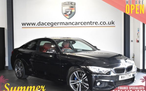 Used 2017 BLACK BMW 4 SERIES Coupe 2.0 420I M SPORT 2DR AUTO 181 BHP (reg. 2017-03-10) for sale in Bolton