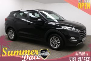 Used 2017 BLACK HYUNDAI TUCSON Estate 1.7 CRDI SE NAV BLUE DRIVE 5d AUTO 139 BHP (reg. 2017-07-24) for sale in Manchester