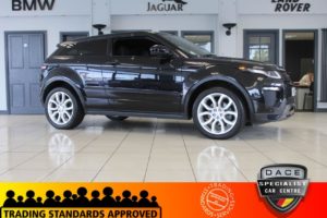 Used 2017 BLACK LAND ROVER RANGE ROVER EVOQUE Coupe 2.0 TD4 HSE DYNAMIC 3d AUTO 177 BHP (reg. 2017-05-16) for sale in Hazel Grove