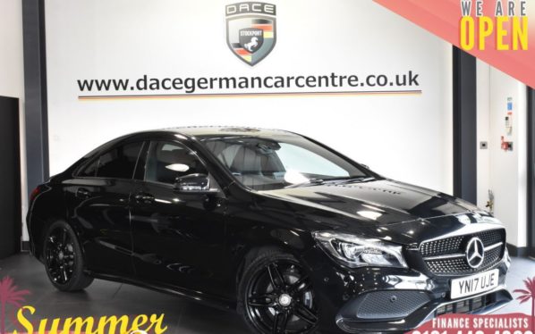 Used 2017 BLACK MERCEDES-BENZ CLA Coupe 2.1 CLA 200 D AMG LINE 4DR 134 BHP (reg. 2017-03-14) for sale in Bolton