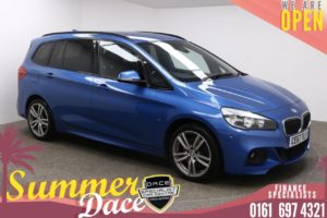 Used 2017 BLUE BMW 2 SERIES MPV 2.0 220D XDRIVE M SPORT GRAN TOURER 5d AUTO 188 BHP (reg. 2017-09-26) for sale in Manchester