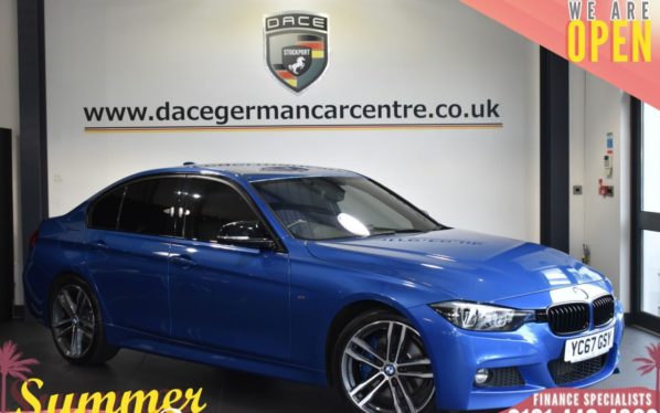 Used 2017 BLUE BMW 3 SERIES Saloon 2.0 320D M SPORT SHADOW EDITION 4DR AUTO 188 BHP (reg. 2017-09-28) for sale in Bolton