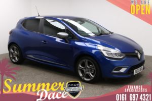 Used 2017 BLUE RENAULT CLIO Hatchback 1.5 DYNAMIQUE S NAV DCI 5d 89 BHP (reg. 2017-03-31) for sale in Manchester