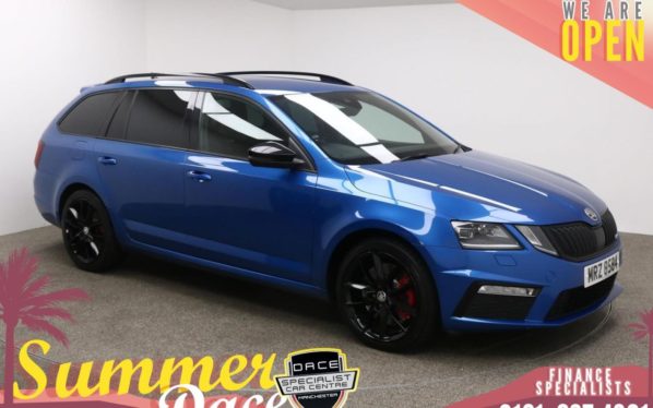 Used 2017 BLUE SKODA OCTAVIA Estate 2.0 VRS TSI 5d 227 BHP (reg. 2017-09-29) for sale in Manchester