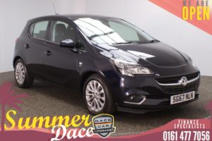 Used 2017 BLUE VAUXHALL CORSA Hatchback 1.4 SE 5DR 89 BHP (reg. 2017-12-20) for sale in Stockport