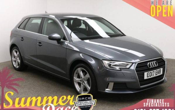 Used 2017 GREY AUDI A3 Hatchback 2.0 TDI SPORT 5d 148 BHP (reg. 2017-03-08) for sale in Manchester