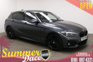 Used 2017 GREY BMW 1 SERIES Hatchback 1.5 116D M SPORT SHADOW EDITION 5d 114 BHP (reg. 2017-11-24) for sale in Manchester