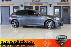Used 2017 GREY BMW 1 SERIES Hatchback 1.5 118I M SPORT SHADOW EDITION 5d AUTO 134 BHP (reg. 2017-12-28) for sale in Hazel Grove