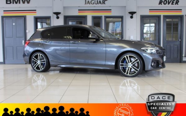 Used 2017 GREY BMW 1 SERIES Hatchback 1.5 118I M SPORT SHADOW EDITION 5d AUTO 134 BHP (reg. 2017-12-28) for sale in Hazel Grove