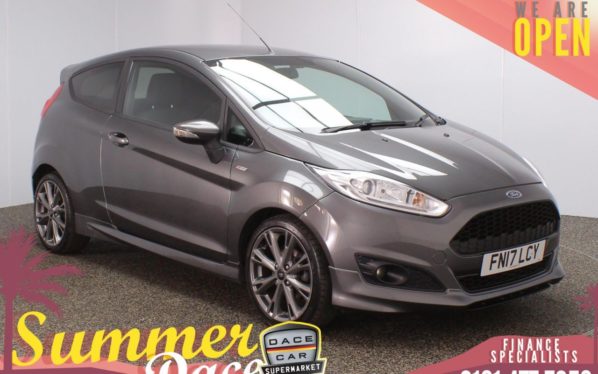 Used 2017 GREY FORD FIESTA Hatchback 1.0 ST-LINE 3DR 100 BHP (reg. 2017-03-22) for sale in Stockport