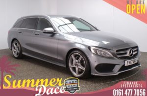 Used 2017 GREY MERCEDES-BENZ C-CLASS Estate 2.1 C 220 D AMG LINE 5d AUTO 170 BHP (reg. 2017-03-21) for sale in Stockport