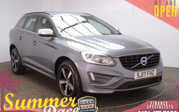 Used 2017 GREY VOLVO XC60 Estate 2.0 D4 R-DESIGN NAV 5DR 1OWNER AUTO 188 BHP (reg. 2017-03-14) for sale in Stockport