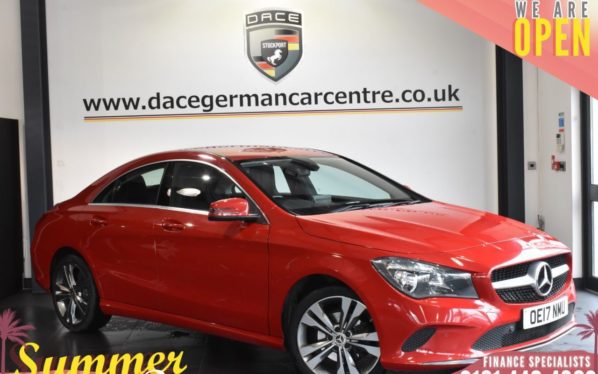 Used 2017 RED MERCEDES-BENZ CLA Coupe 2.1 CLA 200 D SPORT 4DR 134 BHP (reg. 2017-07-27) for sale in Bolton