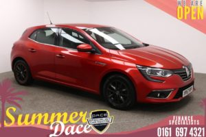 Used 2017 RED RENAULT MEGANE Hatchback 1.5 DYNAMIQUE NAV DCI 5d AUTO 110 BHP (reg. 2017-09-01) for sale in Manchester