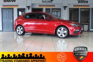 Used 2017 RED SEAT LEON Hatchback 2.0 TDI FR TECHNOLOGY DSG 5d 184 BHP (reg. 2017-06-09) for sale in Hazel Grove