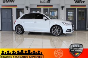 Used 2017 WHITE AUDI A1 Hatchback 1.4 SPORTBACK TFSI BLACK EDITION 5d AUTO 148 BHP (reg. 2017-01-20) for sale in Hazel Grove