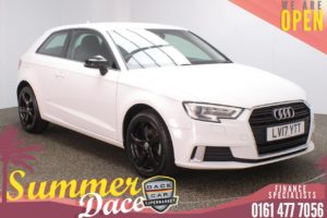 Used 2017 WHITE AUDI A3 Hatchback 1.0 TFSI SPORT 3DR 1 OWNER AUTO 114 BHP (reg. 2017-06-24) for sale in Stockport