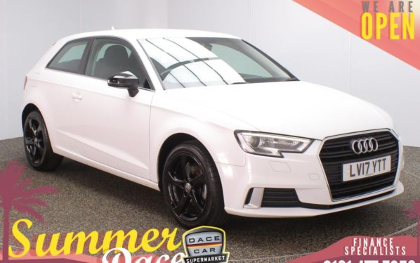 Used 2017 WHITE AUDI A3 Hatchback 1.0 TFSI SPORT 3DR 1 OWNER AUTO 114 BHP (reg. 2017-06-24) for sale in Stockport