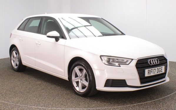 Used 2017 WHITE AUDI A3 Hatchback 1.5 TFSI SE 5d 148 BHP (reg. 2017-07-18) for sale in Stockport