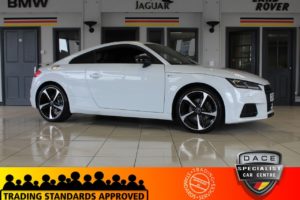 Used 2017 WHITE AUDI TT Coupe 2.0 TFSI BLACK EDITION 2d AUTO 227 BHP (reg. 2017-03-13) for sale in Hazel Grove