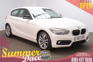 Used 2017 WHITE BMW 1 SERIES Hatchback 1.5 118I SPORT 3d 134 BHP (reg. 2017-03-29) for sale in Stockport
