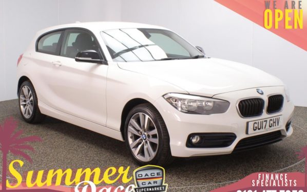 Used 2017 WHITE BMW 1 SERIES Hatchback 1.5 118I SPORT 3d 134 BHP (reg. 2017-03-29) for sale in Stockport