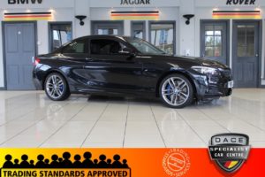 Used 2018 BLACK BMW 2 SERIES Coupe 2.0 225D M SPORT 2d AUTO 224 BHP (reg. 2018-01-31) for sale in Hazel Grove