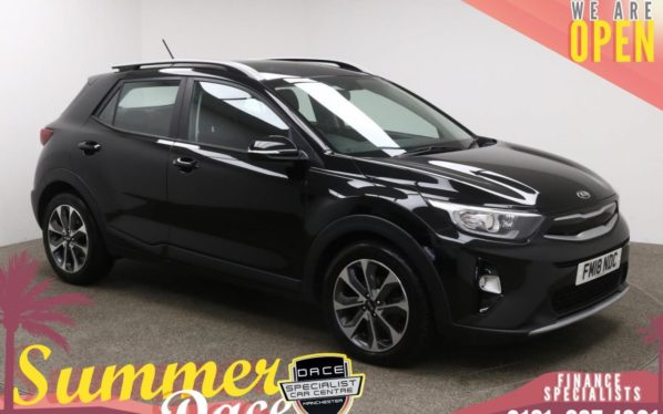Used 2018 BLACK KIA STONIC Hatchback 1.6 CRDI 2 ISG 5d 108 BHP (reg. 2018-06-30) for sale in Manchester