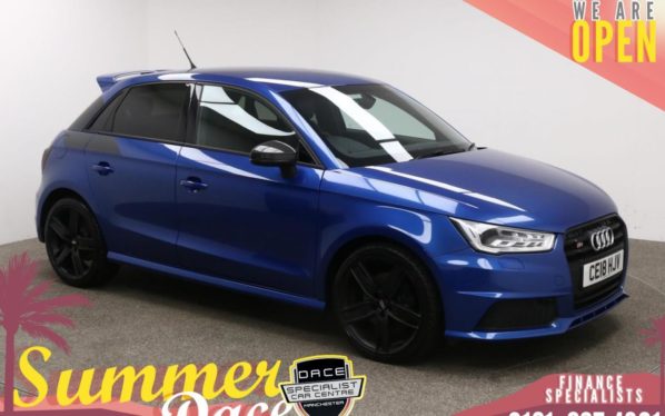 Used 2018 BLUE AUDI S1 Hatchback 2.0 S1 COMPETITION QUATTRO SPORTBACK 5d 228 BHP (reg. 2018-03-07) for sale in Manchester