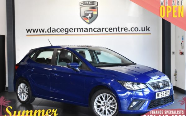 Used 2018 BLUE SEAT IBIZA Hatchback 1.0 TSI SE TECHNOLOGY 5DR 94 BHP (reg. 2018-10-29) for sale in Bolton