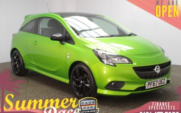 Used 2018 GREEN VAUXHALL CORSA Hatchback 1.4 LIMITED EDITION 3d 74 BHP (reg. 2018-01-19) for sale in Stockport