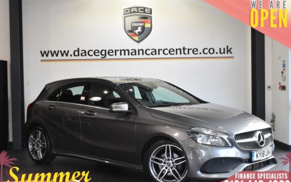Used 2018 GREY MERCEDES-BENZ A-CLASS Hatchback 2.1 A 200 D AMG LINE 5DR AUTO 134 BHP (reg. 2018-03-14) for sale in Bolton