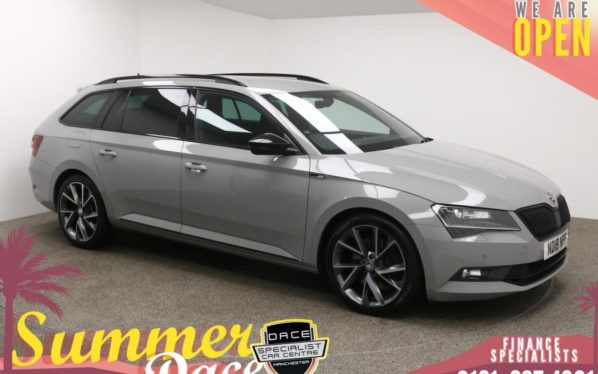 Used 2018 GREY SKODA SUPERB Estate 2.0 SPORTLINE TSI DSG 5d 276 BHP (reg. 2018-06-29) for sale in Manchester