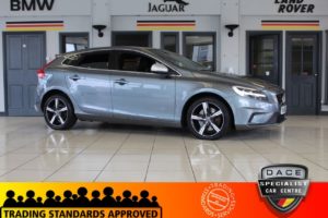 Used 2018 GREY VOLVO V40 Hatchback 2.0 D4 R-DESIGN NAV PLUS 5d 188 BHP (reg. 2018-04-30) for sale in Hazel Grove